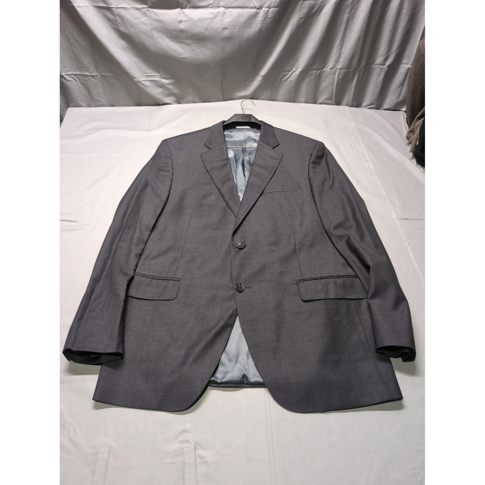 Peter Millar Blazer Mens 46T Gray Wool Two Button Sport Coat Jacket Classic Fit